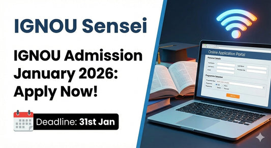 IGNOU Admission January 2026 Started: Apply Online, Last Date & Fees
