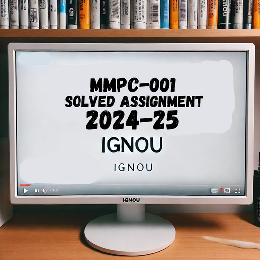 MMPC-001 Solved Assignment