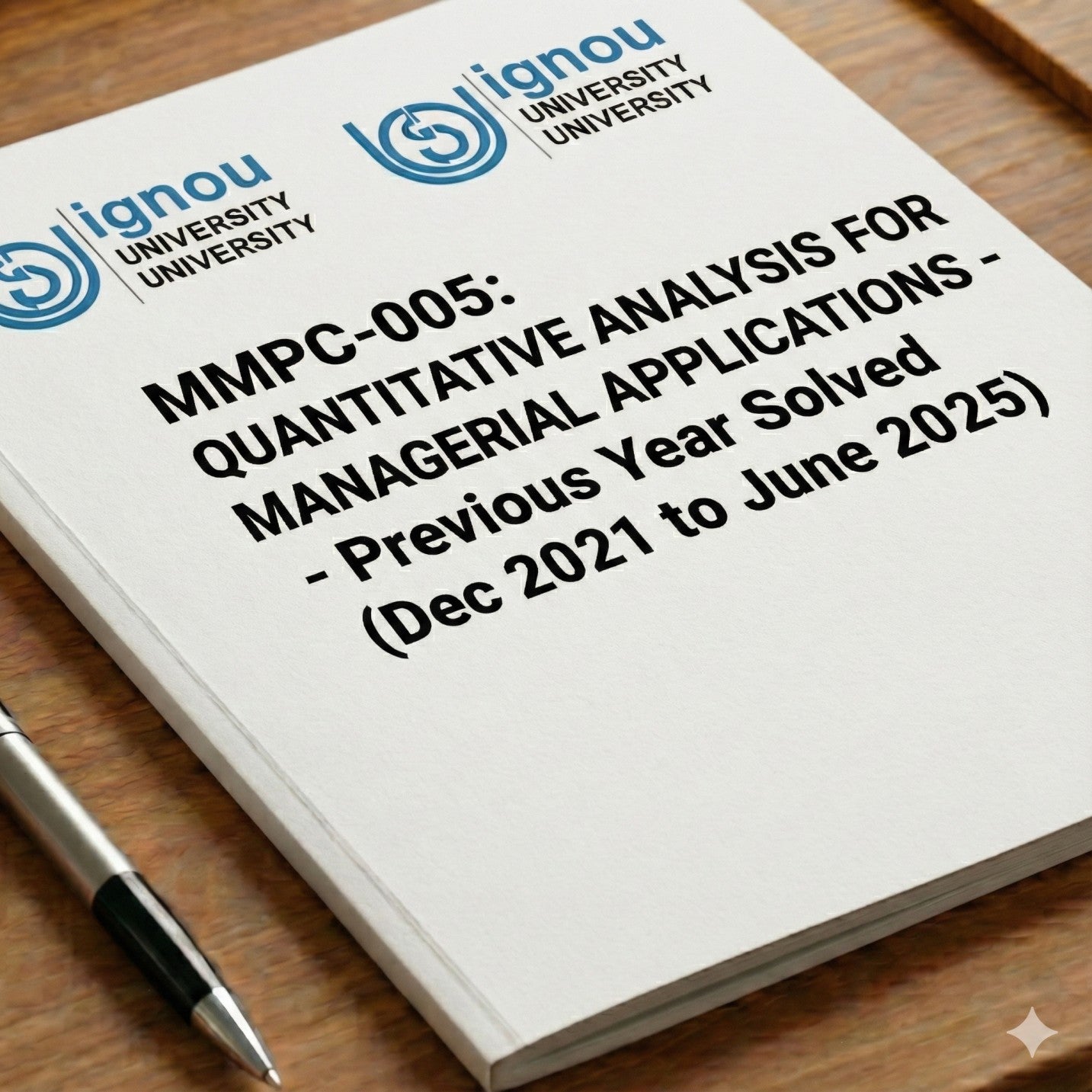 MMPC-005 Dec 2021 to June 2025 Previous Year Solved Question Paper