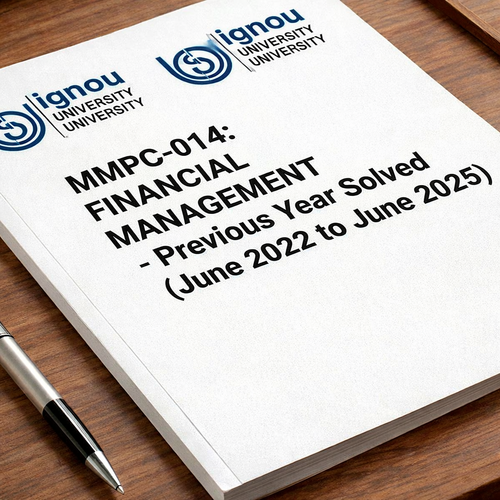 MMPC-014 June 2022 to June 2025 Previous Year Solved Question Paper