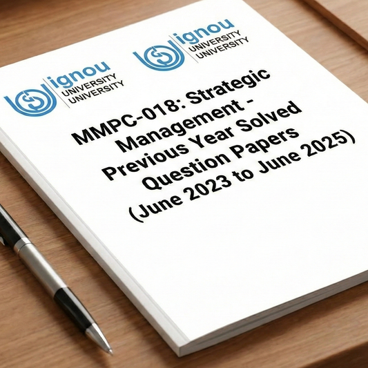 MMPC-018 June 2023 to June 2025 Previous Year Solved Question Paper