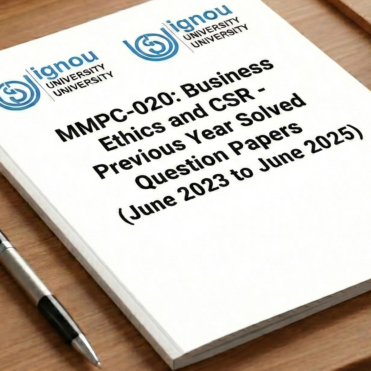 MMPC-020 June 2023 to June 2025 Previous Year Solved Question Paper