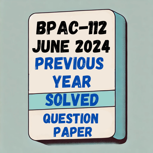 bpac 112 Previous Year Question Paper